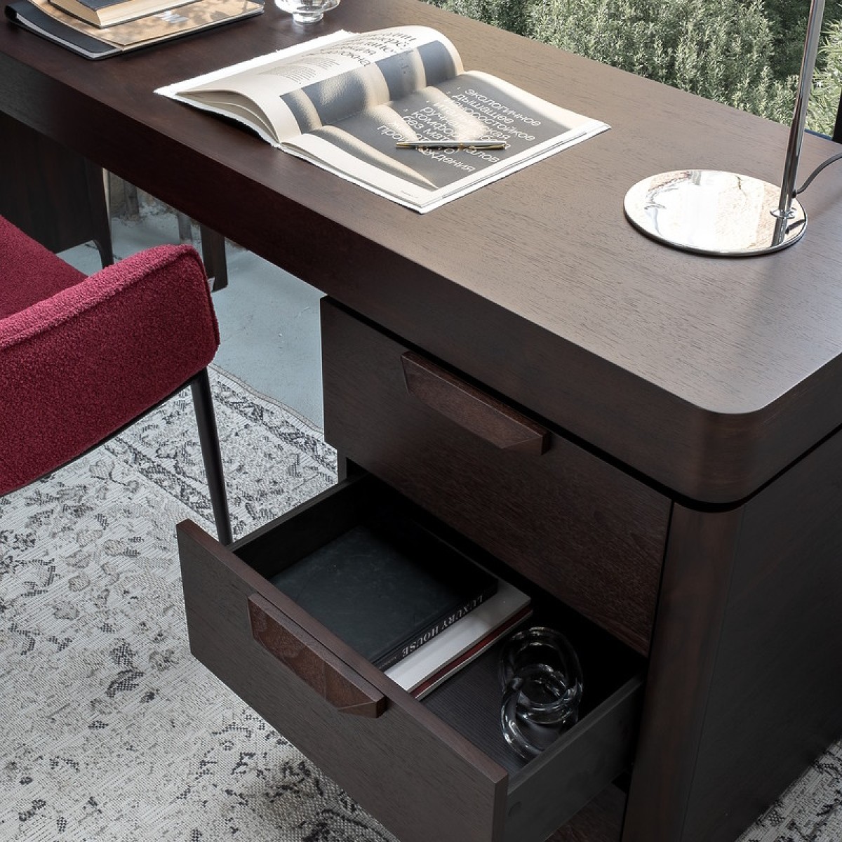 Письменный стол RONDA, MOD INTERIORS (дерево, арт. MDI.WD.RD.125)