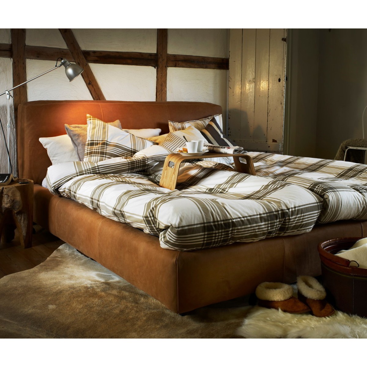 Кровать с подъемным механизмом Shabby TELAS, MOD INTERIORS