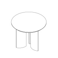 Приставной столик OLIMAR, MOD INTERIORS (бежевый)