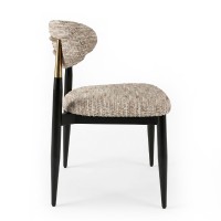 Стул CHAIRS, FRATELLI BARRI (чёрный, золотой)