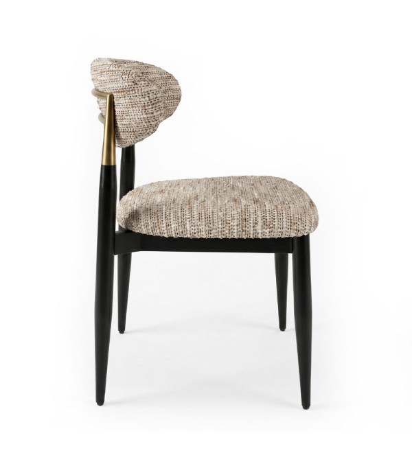 Стул CHAIRS, FRATELLI BARRI (чёрный, золотой)