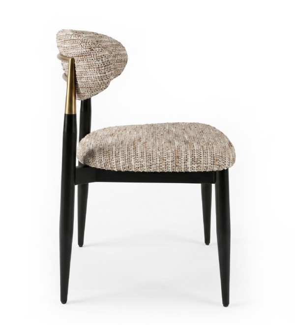 Стул CHAIRS, FRATELLI BARRI (чёрный, золотой)