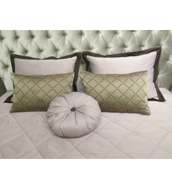 Виолет (Violet)  Комплект покрывало, плед, 5 подушек TEXTILE, FRATELLI BARRI