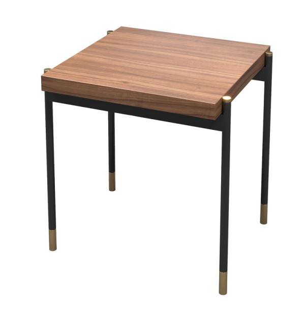 Приставной столик BENISSA, MOD INTERIORS (чёрный, дерево, арт. MDI.ST.BS.41)