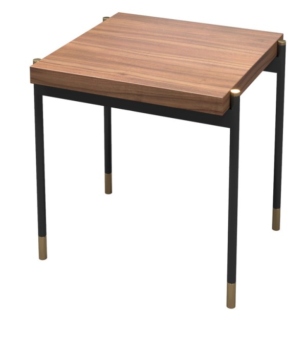 Приставной столик BENISSA, MOD INTERIORS (чёрный, дерево, арт. MDI.ST.BS.41)