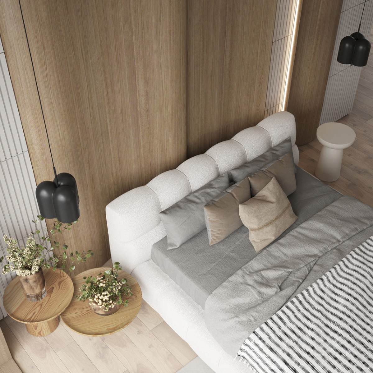 Кровать с решеткой WABI SABI, MOD INTERIORS