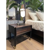 Прикроватная тумбочка BENISSA, MOD INTERIORS (чёрный)