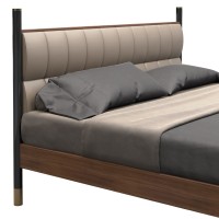 Кровать с решеткой BENISSA, MOD INTERIORS (чёрный, золотой, дерево, арт. MDI.BD.BS.54)