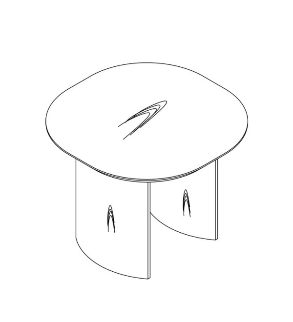 Приставной столик OLIMAR, MOD INTERIORS (дерево)