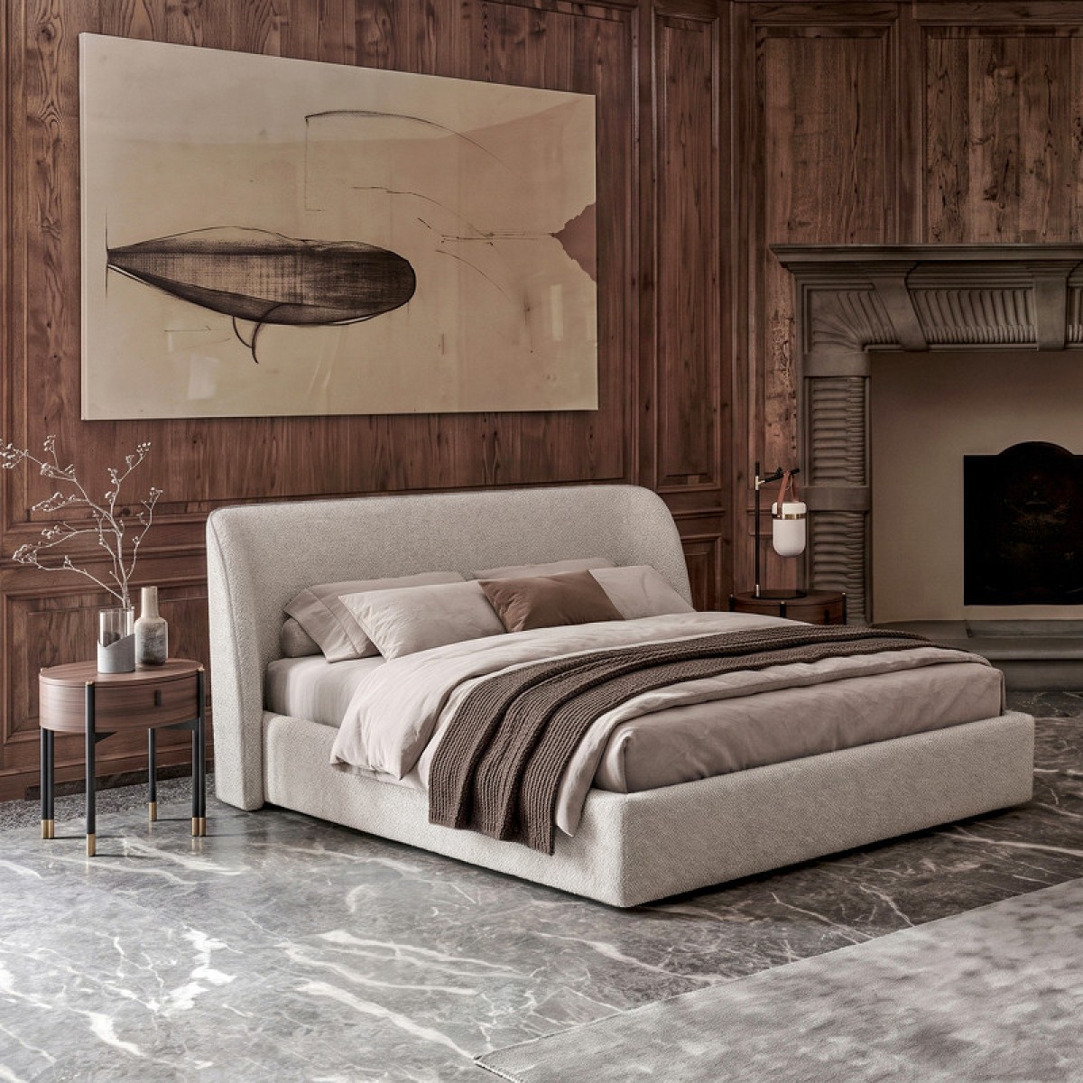 Кровать с подъемным механизмом Палома (Paloma) 180*200 SELECTION, MOD INTERIORS