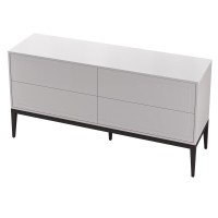 Комод MARBELLA, MOD INTERIORS (серый, бежевый, дерево)