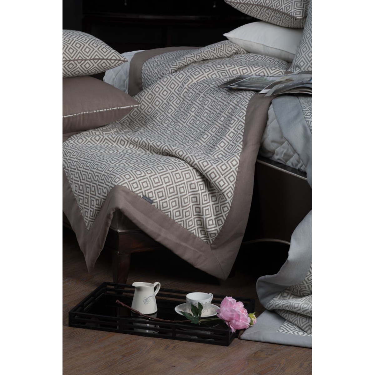 Дебора (Debora) комплект саше, 3 подушки, покрывало TEXTILE, FRATELLI BARRI