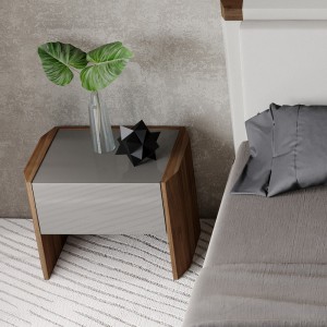 Прикроватная тумбочка AVILA, MOD INTERIORS (серый, дерево, арт. MDI.BST.AV.6)