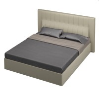 Кровать с подъемным механизмом VIGO, MOD INTERIORS (серый, бежевый)