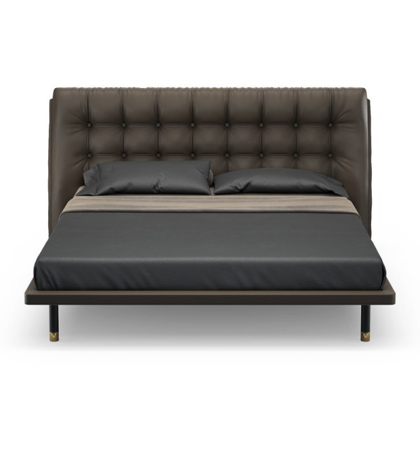 Кровать с решеткой ALTEA, MOD INTERIORS (чёрный, золотой, арт. MDI.BD.ALT.2)