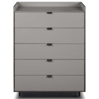 Комод EMOTION SALE, FRATELLI BARRI (серый, чёрный, дерево)