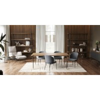 Буфет ALTEA, MOD INTERIORS (серый, чёрный, дерево)