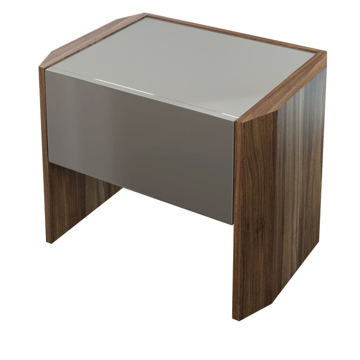Прикроватная тумбочка AVILA, MOD INTERIORS (серый, дерево, арт. MDI.BST.AV.6)