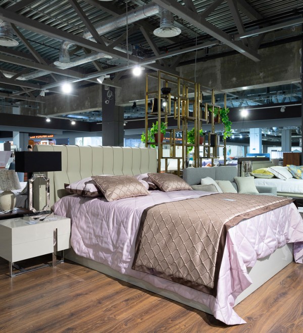Кровать с подъемным механизмом VIGO, MOD INTERIORS (серый, бежевый)