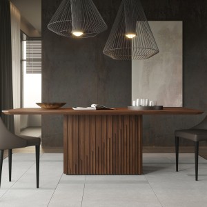 Обеденный стол MENORCA, MOD INTERIORS (серый, дерево, арт. MDI.DT.MN.34)