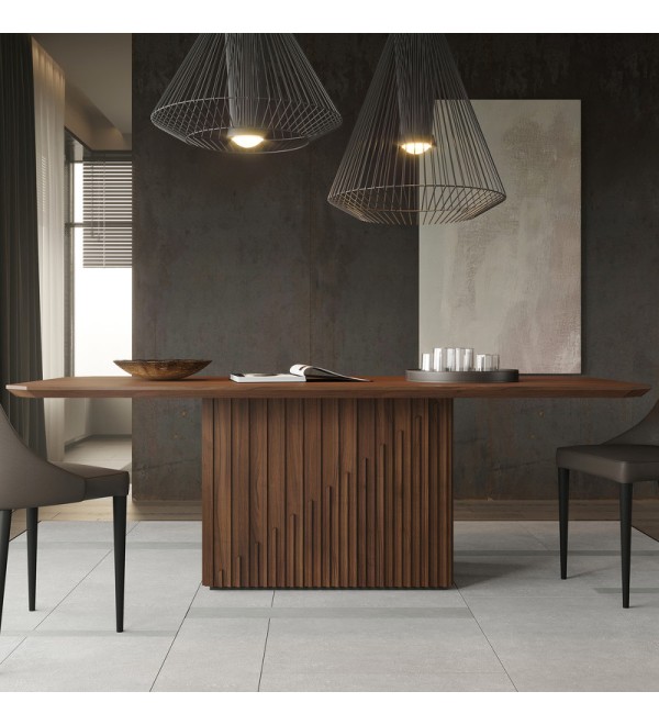 Обеденный стол MENORCA, MOD INTERIORS (серый, дерево, арт. MDI.DT.MN.34)