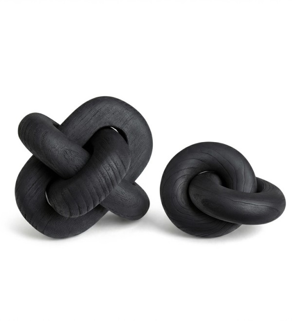 Декоративный элемент ACCESSORIES, FRATELLI BARRI (чёрный, дерево)