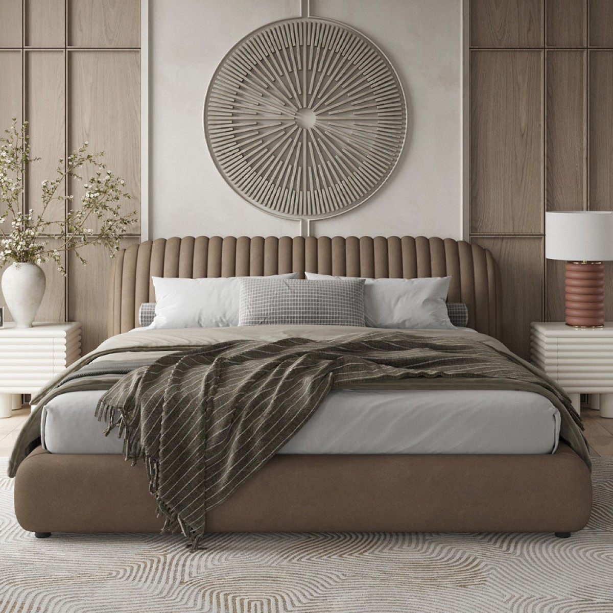 Кровать с решеткой WABI SABI, MOD INTERIORS
