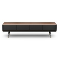 Тумба под TV ALTEA, MOD INTERIORS (серый, чёрный, дерево)
