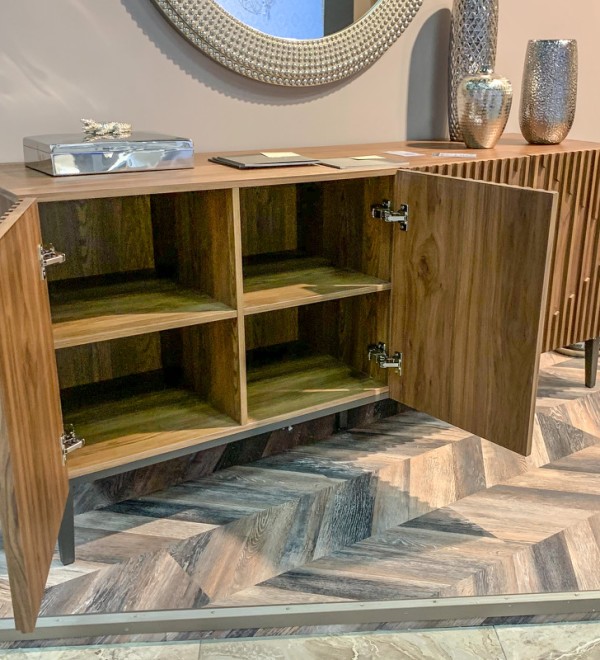 Буфет MENORCA, MOD INTERIORS (серый, дерево)