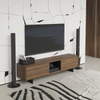 Тумба под TV MIRAMAR, MOD INTERIORS (чёрный, дерево, арт. MDI.TV.MRM.68)