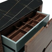 Комод TISHINA by Sergey Tregubov, MOD INTERIORS (чёрный, дерево, арт. MDI.CHD.TA.26)
