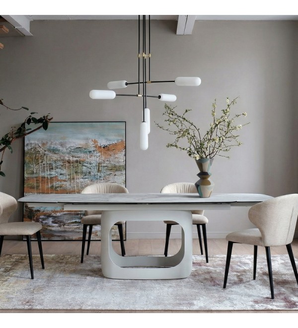 Обеденный стол раздвижной TOLEDO, MOD INTERIORS (бежевый, арт. MDI.DT.TOL.34)