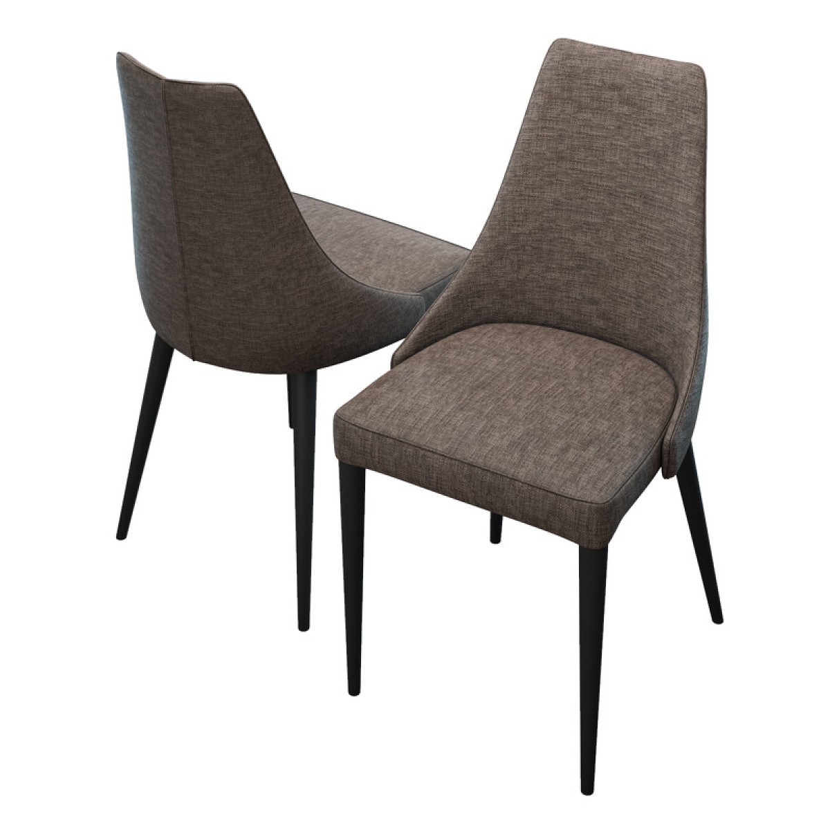 Стул BENISSA, MOD INTERIORS (чёрный, арт. MDI.CH.BS.23)