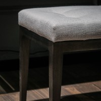 Пуфик MARBELLA, MOD INTERIORS (серый, дерево)
