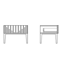 Прикроватная тумбочка MENORCA, MOD INTERIORS