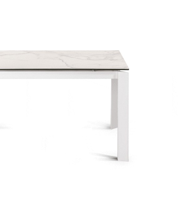 Обеденный стол раздвижной TOLEDO, MOD INTERIORS (серый, серебристый, арт. MDI.DT.TOL.29)