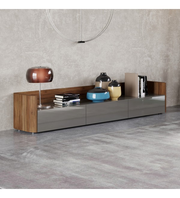 Тумба под TV AVILA, MOD INTERIORS (серый, дерево)