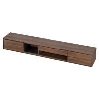 Тумба под TV MIRAMAR, MOD INTERIORS (чёрный, дерево)