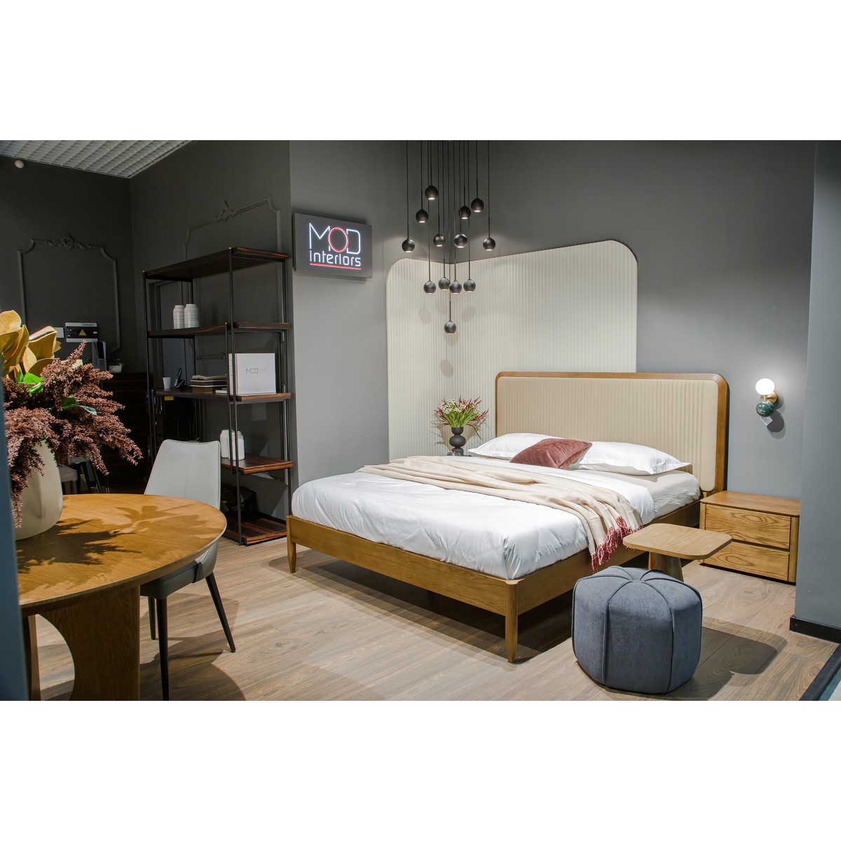 Кровать с решеткой PATERNA, MOD INTERIORS (дерево, арт. MDI.BD.PN.15)