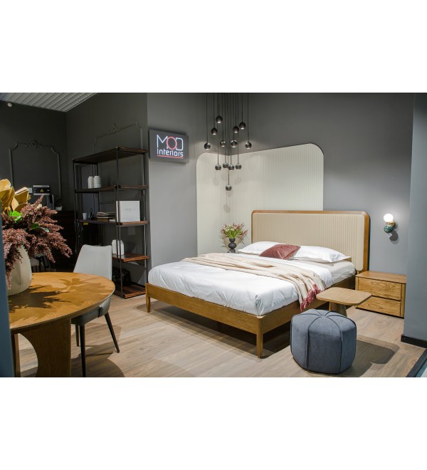 Кровать с решеткой PATERNA, MOD INTERIORS (дерево, арт. MDI.BD.PN.15)