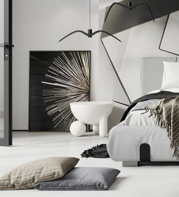 Приставной столик WABI SABI, MOD INTERIORS (белый)