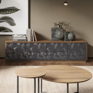 Тумба под TV ALTEA, MOD INTERIORS (серый, дерево)