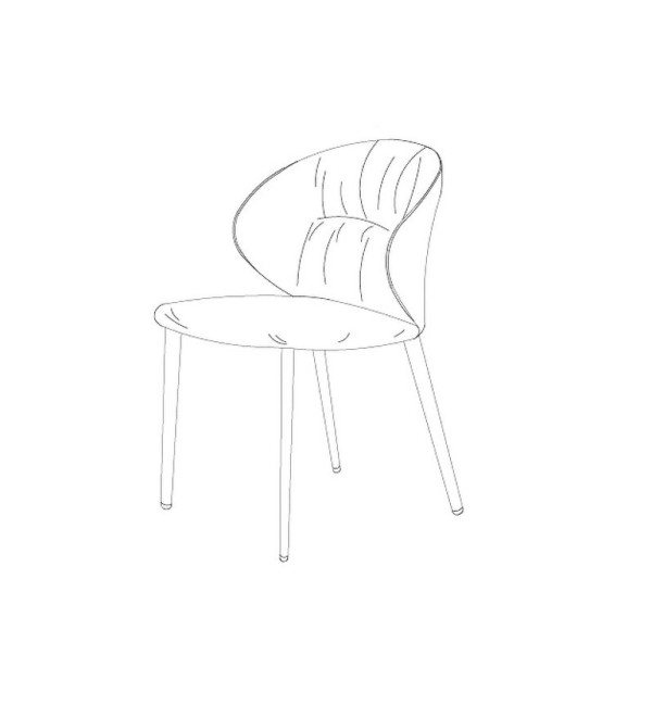 Стул MIRAMAR, MOD INTERIORS (чёрный, арт. MDI.CH.MRM.74)