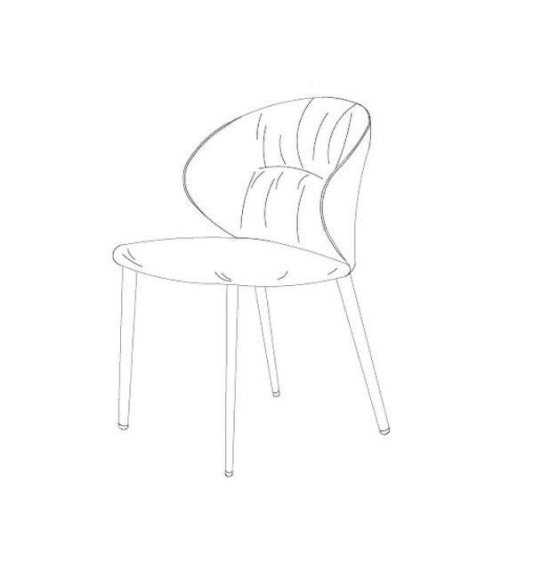 Стул MIRAMAR, MOD INTERIORS (чёрный, арт. MDI.CH.MRM.74)