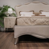 Кровать с решеткой RIMINI, FRATELLI BARRI (серебристый, арт. FB.BD.RIM.755)