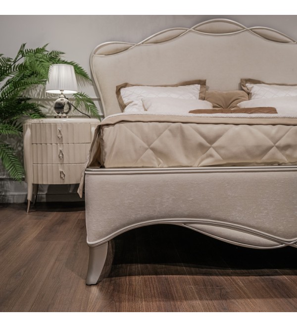 Кровать с решеткой RIMINI, FRATELLI BARRI (серебристый, арт. FB.BD.RIM.755)