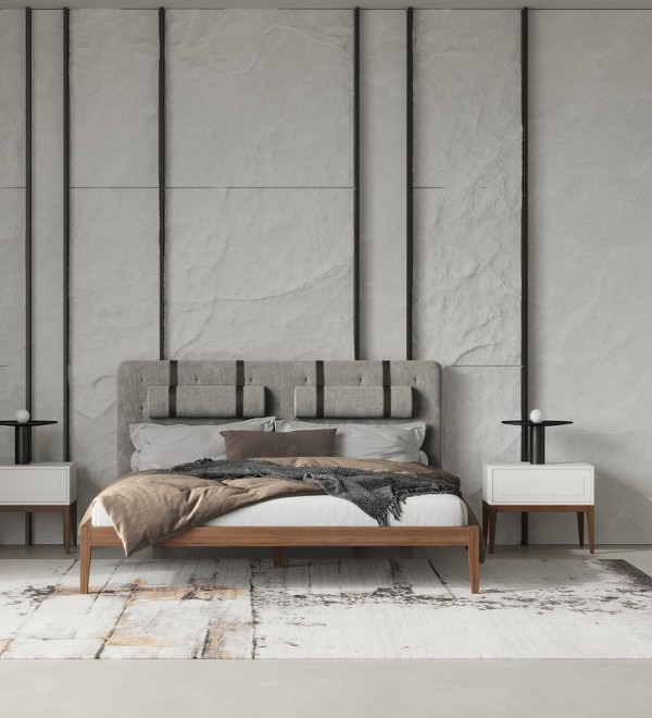 Кровать с решеткой MARBELLA, MOD INTERIORS (дерево, арт. MDI.BD.MRB.48)