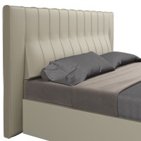 Кровать с подъемным механизмом VIGO, MOD INTERIORS (серый, бежевый, арт. MDI.BD.VC.2)