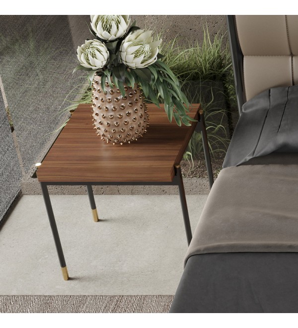 Приставной столик BENISSA, MOD INTERIORS (чёрный, дерево, арт. MDI.ST.BS.41)