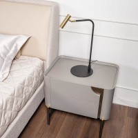 Прикроватная тумбочка EMOTION SALE, FRATELLI BARRI (серый, золотой, серебристый, чёрный)